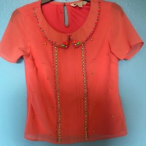 Blouse / T-shirt with beads